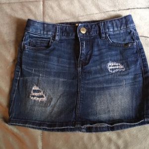 EUC Gap kids 1969 Denim Mini Skirt - sz 7